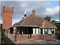 Seafield Gardens: pavilion and water tower