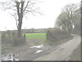 Bend in minor road near Gefail y Bont