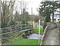 Bridges over Afon Rhyd-hir in the village of Llannor