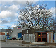 TA0222 : Industrial Unit and Electricity Sub-station, Humber Road by David Wright