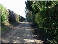 View NE along road from Coldharbour