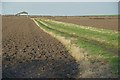 Field track west of Aston-on-Trent