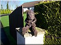 Sculpture on Gate Pillar, Cloghoge Road