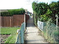 Footpath, Summerhill, Bexhill-on-Sea