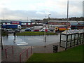 View from Bus Station across Markham Road