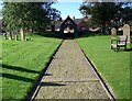 Path to the Lych Gate, St Hilda