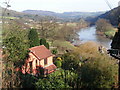 View down the valley from Llandogo