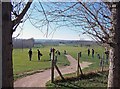 Queue at the first tee