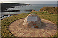 Portknockie Harbour and memorial