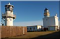 NJ9967 : Lighthouses at Kinnaird Head by John Allan
