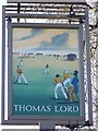 Sign for the Thomas Lord, West Meon