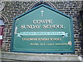 Sunday School, Cowpe, Sign