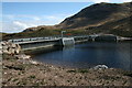 NM8154 : "New" Dam at Loch Uisge by Peter Bond