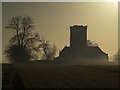 TA1725 : Paull Church Silhouette by Andy Beecroft
