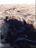 NH5166 : Peat Hag depth by Alasdair MacDonald