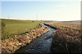 Southbound drainage ditch near Mill of Greens