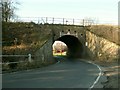 The railway bridge on Burnthouse Lane