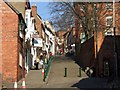 SK9771 : Steep Hill, Lincoln by Dave Hitchborne