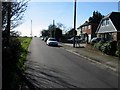 Looking S along Jubilee Road towards the A258