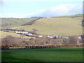 A view across Dyffryn Rheidol towards Penllwyn