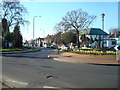 Chislehurst Road Roundabout looking towards Petts Wood Road