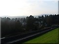 View back to Milngavie from Mugdock Reservoir