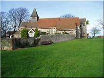 TQ2706 : Parish church of St Peter, West Blatchington by Peter Holmes