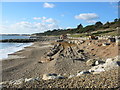 Sea defence works Highcliffe Dorset