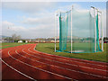 The hammer cage at Tweedbank Sports Complex