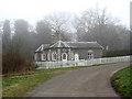 Lodge at the entrance to Merton Hall