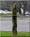 Oak figures, Malone Road roundabout [3]