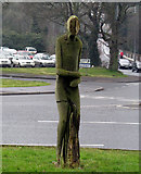 J3269 : Oak figures, Malone Road roundabout [3] by Rossographer