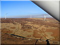 SD8418 : View from the top of Turbine Tower No 10 looking North by Paul Anderson