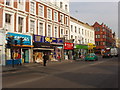 Shops on Uxbridge Road opposite Shepherd