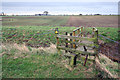 Stile and bridge towards Hambleton