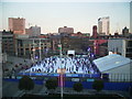 Skating at Millennium Square Leeds