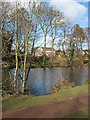 Houses with view of Newent Lake