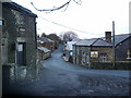 Egerton Road as it passes through the Belmont Dying and Bleach Works