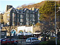 Houses above arched shops. Leading to St. John