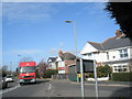 Post lorry passing junction with Northwood Lane