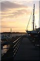 Sunset at Suffolk Yacht Harbour