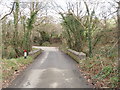 Road bridge over stream below Ash Farm