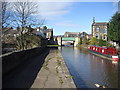 Canal approaching Silsden Bridge