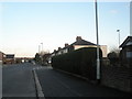 Looking eastwards along Central Road opposite Springfield School