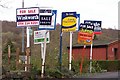 Forest of For Sale Signs in Oughtibridge