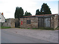 Postbox on an outbuilding, The Thorn