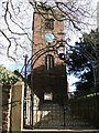SJ4668 : Gates leading to St. Bartholomew's Church by BrianPritchard