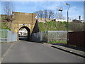 Barnehurst:  Eversley Cross railway bridge