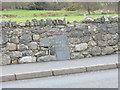 Milestone on the old A4085