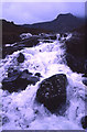 SH6560 : Waterfall above Ogwen by Mike Pennington